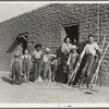 Drought refugee families are now mingling with and supplanting Mexican field laborers in the Southwest. Near Chandler, Arizona