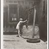 One of a Texas sharecropper's ten children. Hall County, Texas