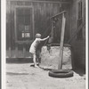 One of a Texas sharecropper's ten children. Hall County, Texas