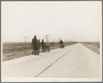 Flood refugees, four miles out of Memphis. Hall County, Texas