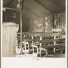 "Assembly of God" in tent by the roadside, Cache County [?], Oklahoma. Twenty- nine attend this church. Eighteen families of displaced laborers and tenants encamp in this group along the highway