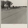 Family camped on U.S. Highway 63. Cache County [?], Oklahoma