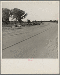 Family camped on U.S. Highway 63. Cache County [?], Oklahoma