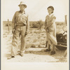 Migrant oil worker and wife near Odessa, Texas