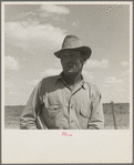 Migrant oil worker near Odessa, Texas