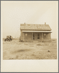 The tractor driver (#16949) gets a dollar a day, this house to live in, and a cow to milk for working ten to eleven and a half hours daily. Three miles from Memphis, Texas