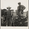 West Texas farmer and his son