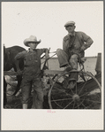 West Texas farmer and his son