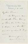 Seward, William H. A.L.S. to President Andrew Johnson