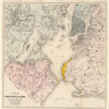 Map of the port & vicinity of New York: to accompany a report on yellow fever by the physician in chief at the Marine Hospital, Quarantine, Staten Island