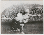 Serge Lifar as Apollo, supporting Alice Nikitina as Terpsichore 