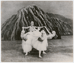 Serge Lifar as Apollo, supporting Lubov Tchernicheva, Felia Doubrovska and Alexandra Danilova as the three muses