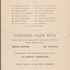 Grand vocal and orchestral concert given by Countess Gilda Ruta