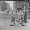 Boys on tricycle. New York, NY