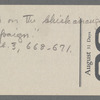 Opdycke, Emerson - Notes on the Chickamauga Campaign