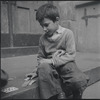 Boy playing cards. New York, NY