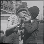 Children smoking. New York, NY