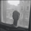 Mannequin head in window. New York, NY