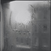 Drawing on frosted window. New York, NY