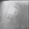 Drawing on frosted window. New York, NY