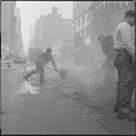 Street paving. New York, NY