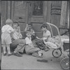 Children playing cards. New York, NY