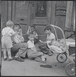 Children playing cards. New York, NY