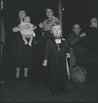 Boy wearing tuxedo