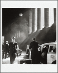Penn Station, New York City, arrival of cabs