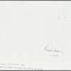 Museum of Modern Art, N.Y.City, Gaston Lachaise statue, retouching after return from Moscow