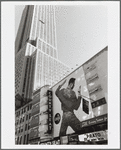 Silvertab billboard advertisement next to Sbarro signage in Times Square area