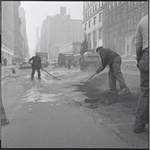 Street paving. New York, NY