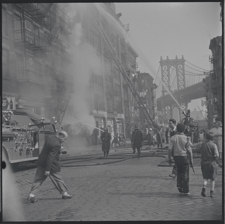 Fire. New York, NY NYPL Digital Collections