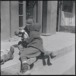 Children playing cards. New York, NY