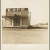 Abandoned cafe in Carey, Texas. Carey is fast becoming a ghost town of the Texas plains