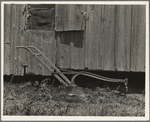 Sharecropper's cabin and sharecropper's tool. Mississippi