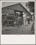 Aldridge Plantation, Mississippi. Tractor drivers are not allowed to do anything but drive tractors. Repairs are made by the mechanic at the plantation garage