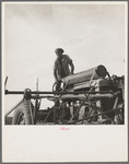 Negro tractor driver. Aldridge Plantation, [near Leland] Mississippi