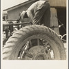 The tractor driver is colored. His wages when he works is one dollar and fifty cents a day as long as there is daylight. Aldridge Plantation, [near Leland] Mississippi