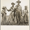 Cotton farmers near Oil City, Oklahoma, day laborers. Carter County, Oklahoma