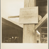 Sign at a tomato packing shed for migrant and local labor. Hazlehurst, Mississippi