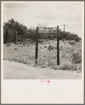 Sign near Saint David, Arizona