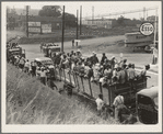 Cotton hoers loading at Memphis, Tennessee for the day's work in Arkansas