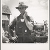 Former tenant farmer on a large cotton farm now a tractor driver for one dollar a day on same farm. Bell County, Texas