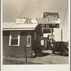 Roadside stand and filling station near Ennis, Texas