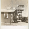 Roadside stand and filling station near Ennis, Texas