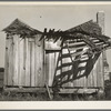 An abandoned tenant cabin of the Mississippi Delta