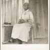 Cotton sharecropper. She was born "two years before the surrender." Mississippi
