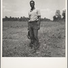 One of the farmers at the Delta cooperative farm. Hillhouse, Mississippi