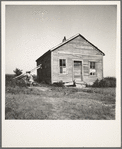 School in center of the mechanized plantation area of the Mississippi Delta